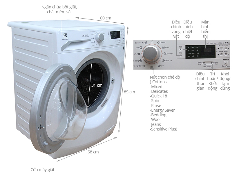 Máy giặt LG FC1409D4E